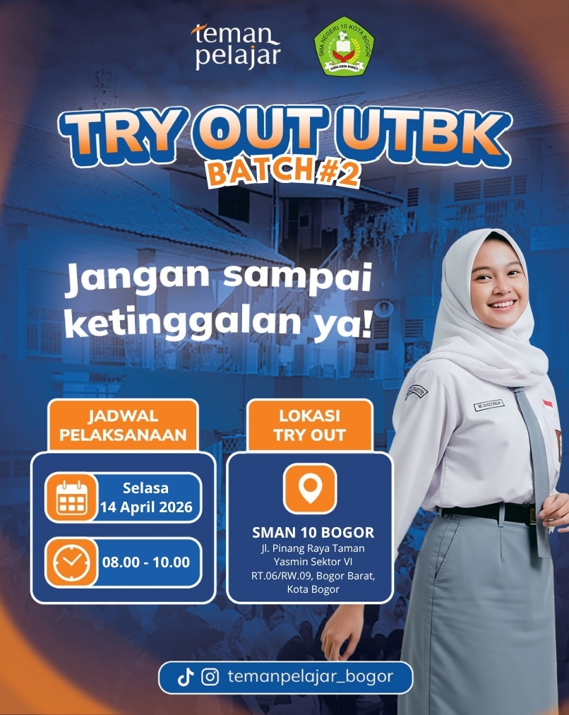 Banner Try Out UTBK 2-SMAN 10 Bogor
