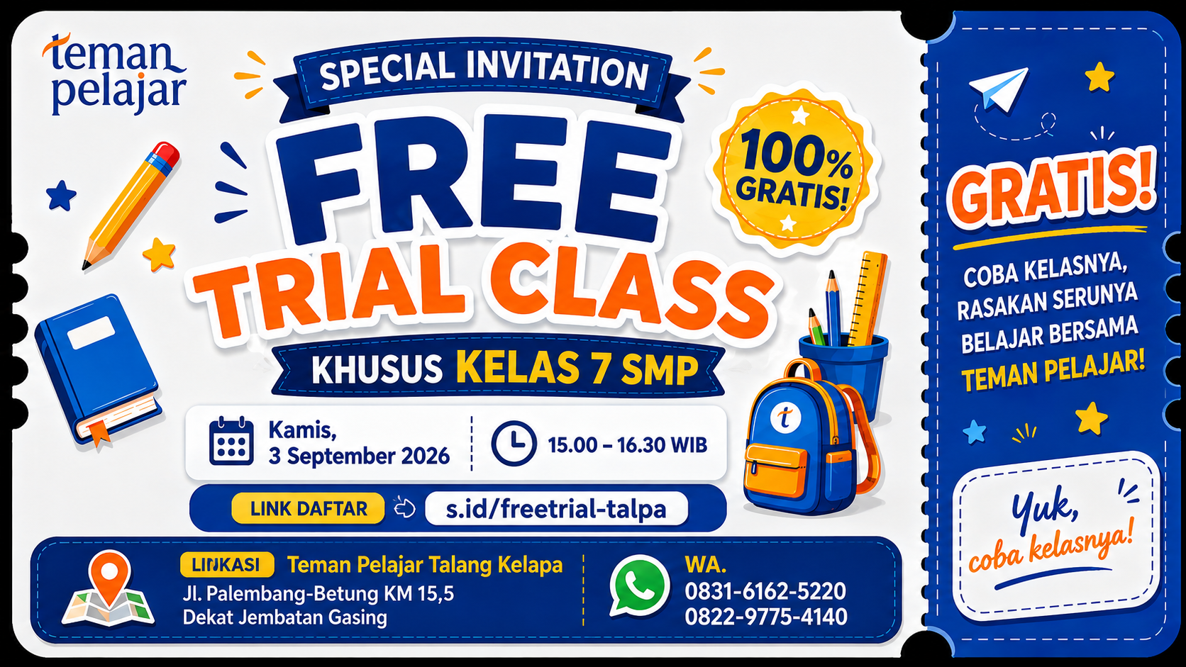 Banner Trial class gratis